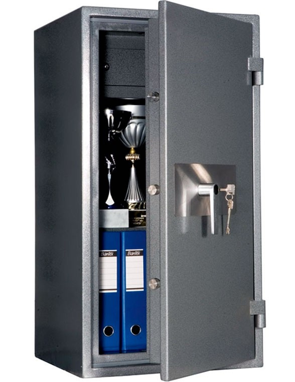 Сейф огневзломостойкий (950*440*440мм.) ключевой замок, 1 полка, 1 клас, кас/ячейка,  ASG 95T, графи Valberg - фото 5