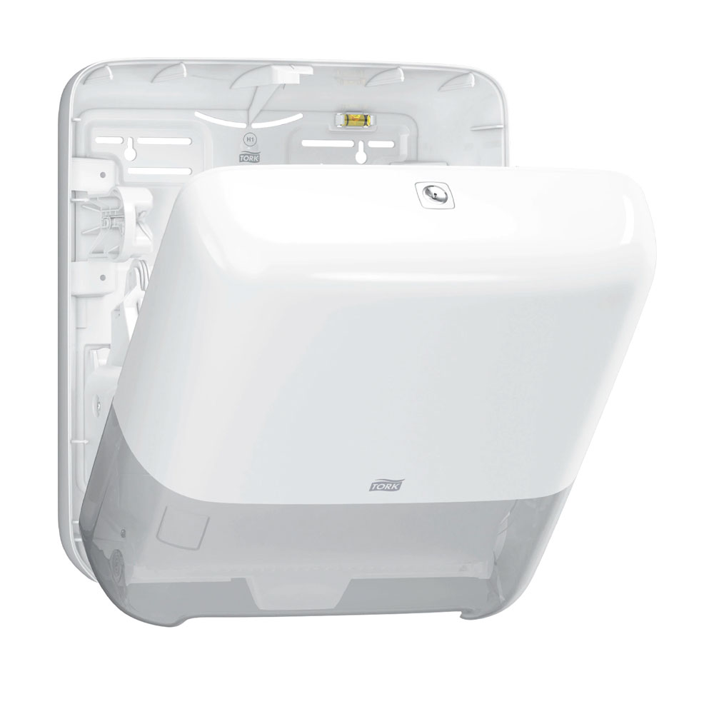 Диспенсер для полотенец в рулонах, пластик Elevation, (H1),  бел. Tork - фото 7