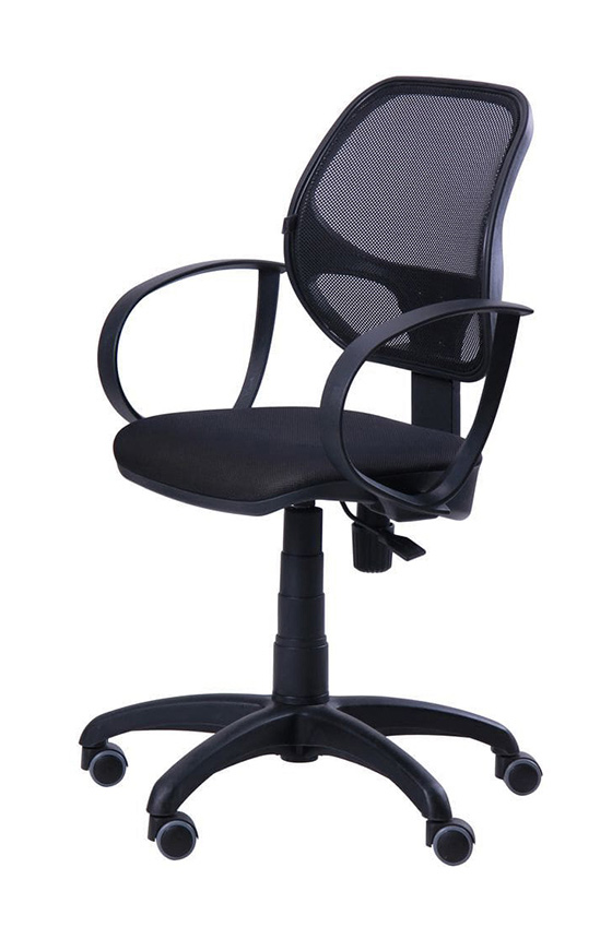 Кресло для персонала Бит, черн. АКЛАС - фото 4