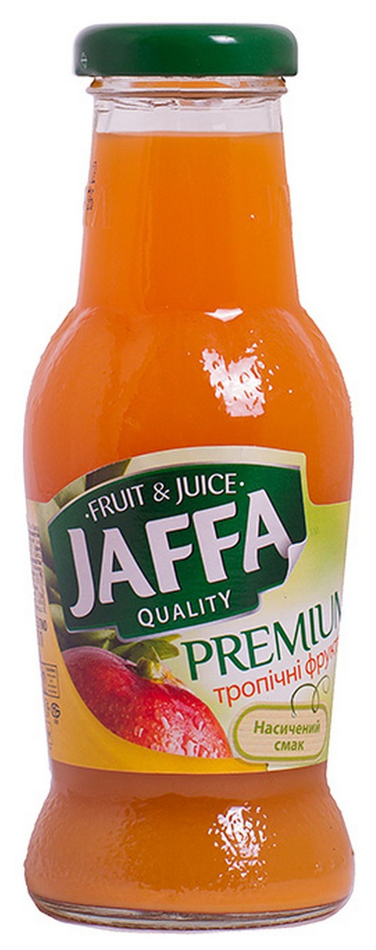 Сок мультифрутовый 0,25л., 6шт./уп., стеклянная бутылка JAFFA - фото 1