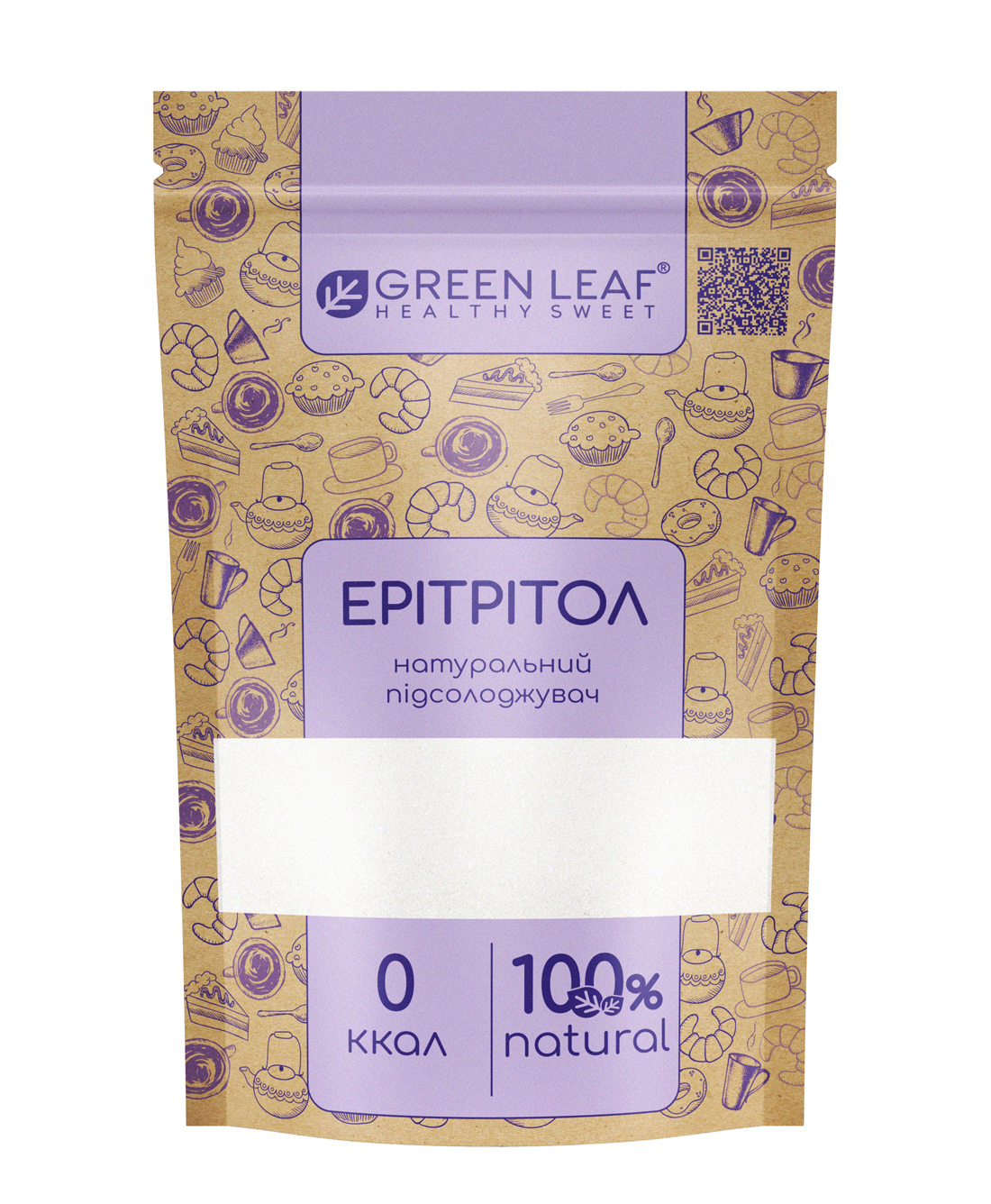 Сахарозаменитель Эритритол 500гр. Green Leaf - фото 3