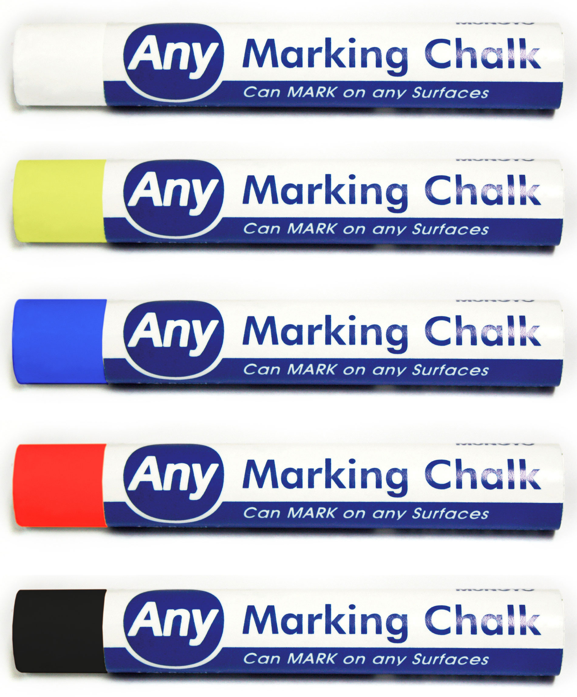 Крейда для маркування будь-яких поверхонь, водостійка, 6шт/уп., черв. Mungyo - фото 2