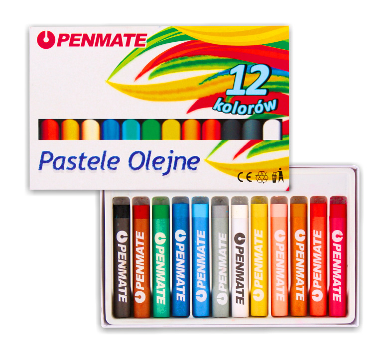 Пастель масляная 12цв. NEW Penmate - фото 1