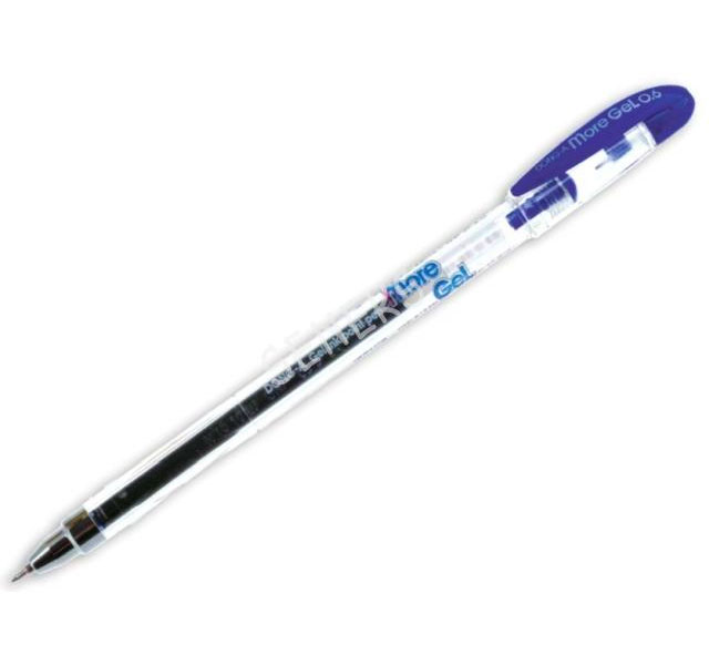 Гелевая ручка More Gel 0,6мм., корпус прозр., ст. син. Dong-A - фото 3