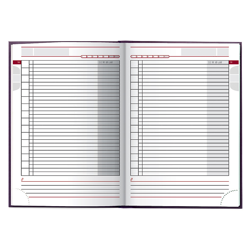 Щоденник недатований Агенда Torino, бузковий Brunnen - фото 3