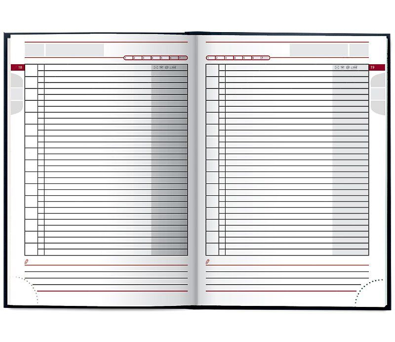 Ежедневник недатированный Агенда Torino, темно-син. Brunnen - фото 4