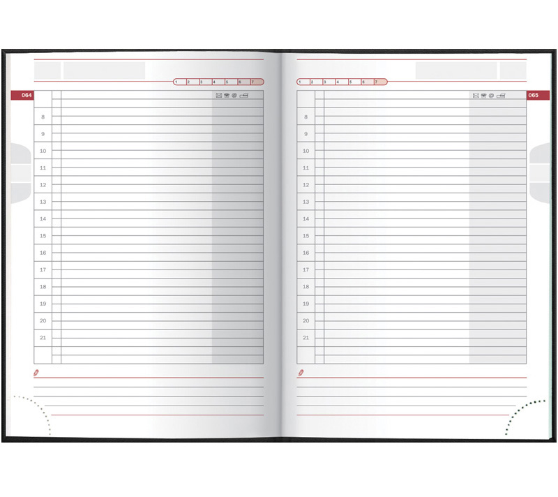 Ежедневник недатированный Агенда Torino, черн. Brunnen - фото 4