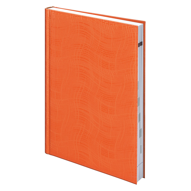 Ежедневник недатированный Агенда Wave, оранж. Brunnen - фото 4