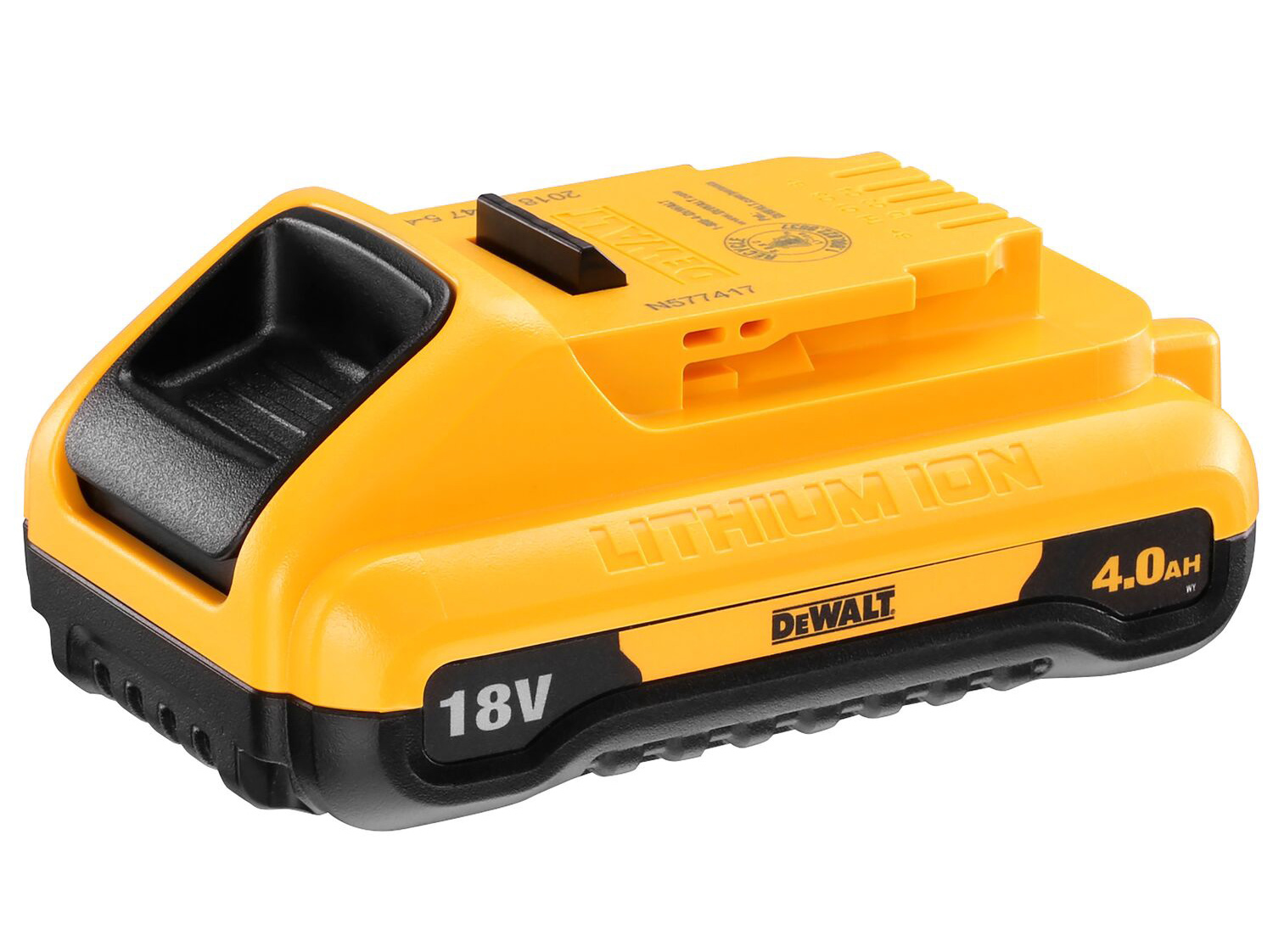Аккумуляторная батарея 4Аг, 18В, желт. DeWALT - фото 2