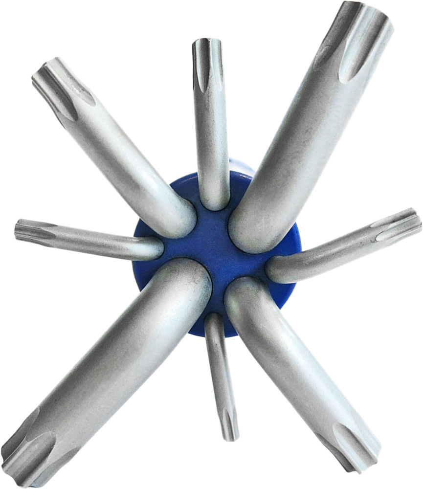 Набор шестигранных  ключей (TX0 10-50) Cr-V, 8 шт. S&R - фото 4