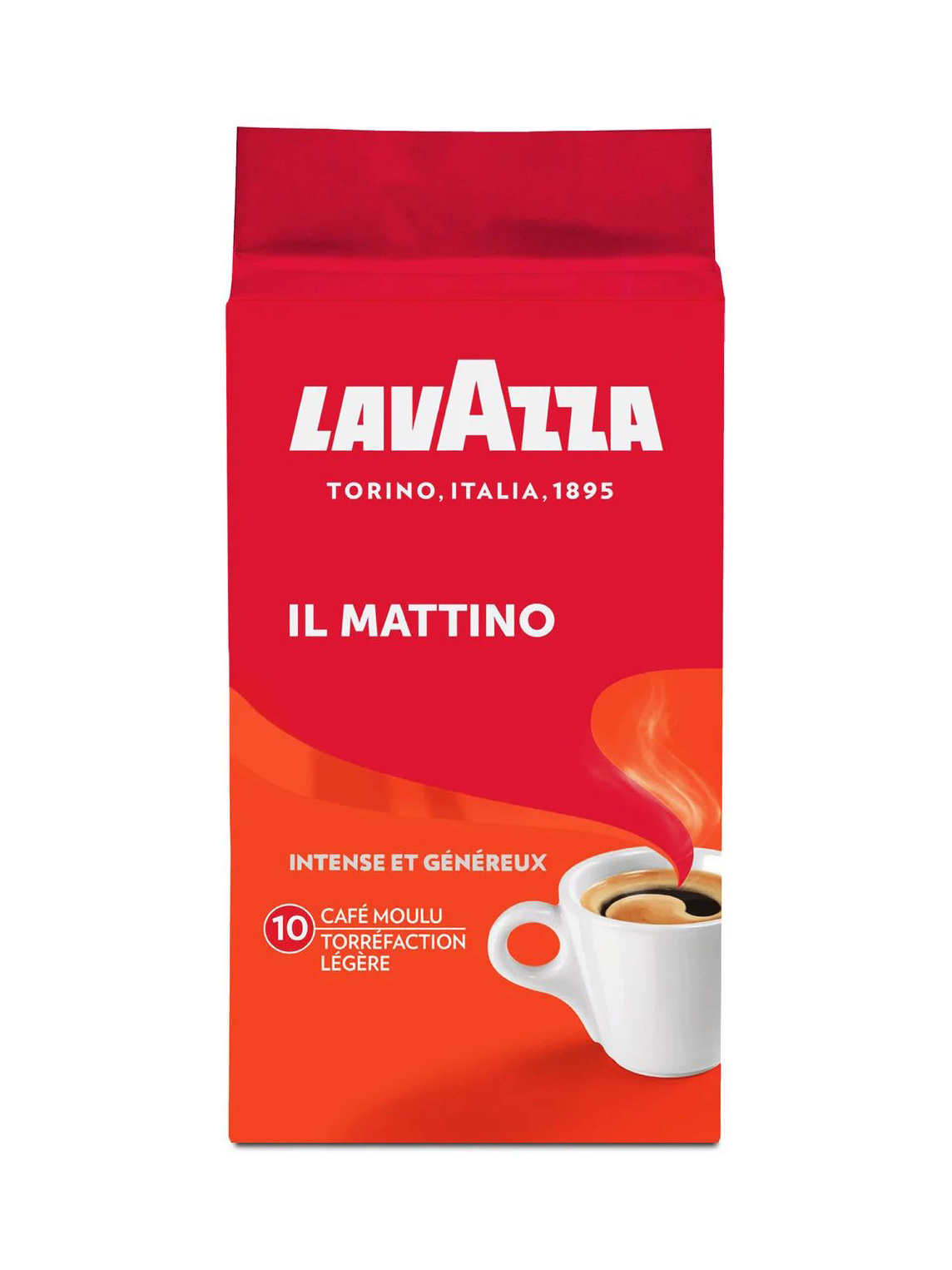 Кофе молотый Mattino 250г., купаж арабика/робуста Lavazza - фото 1