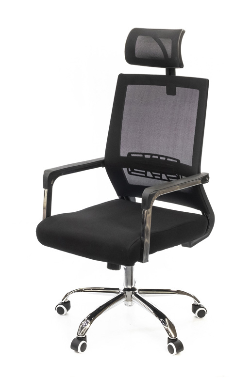 Кресло для персонала Хиос CH TILT, черн. АКЛАС - фото 2