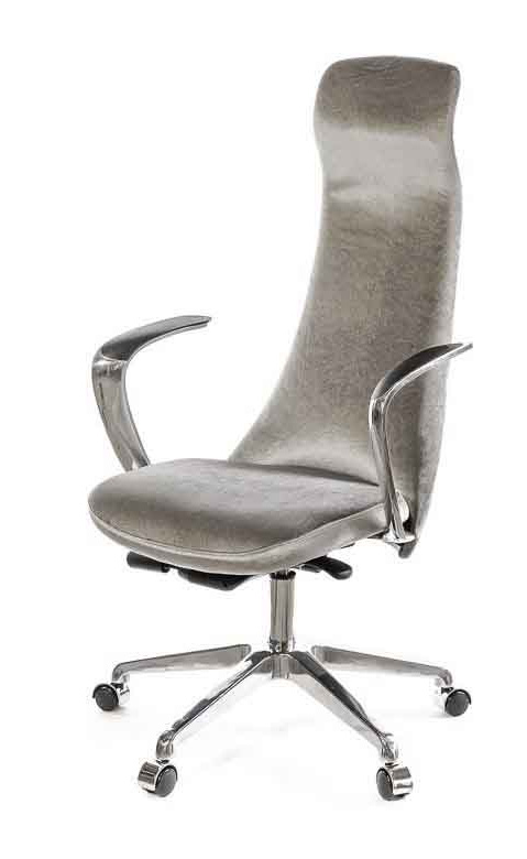 Крісло для керівника Челіні AL SR, сірий АКЛАС - фото 1