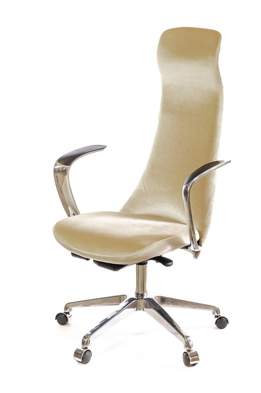Кресло для руководителя Челлини AL SR, беж. АКЛАС - фото 2