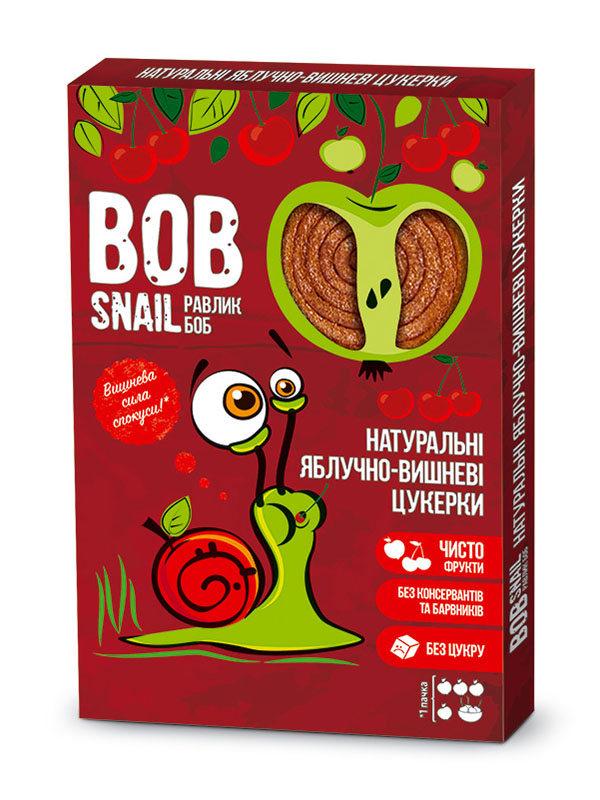 Цукерки натуральні Яблучно-Вишневі 