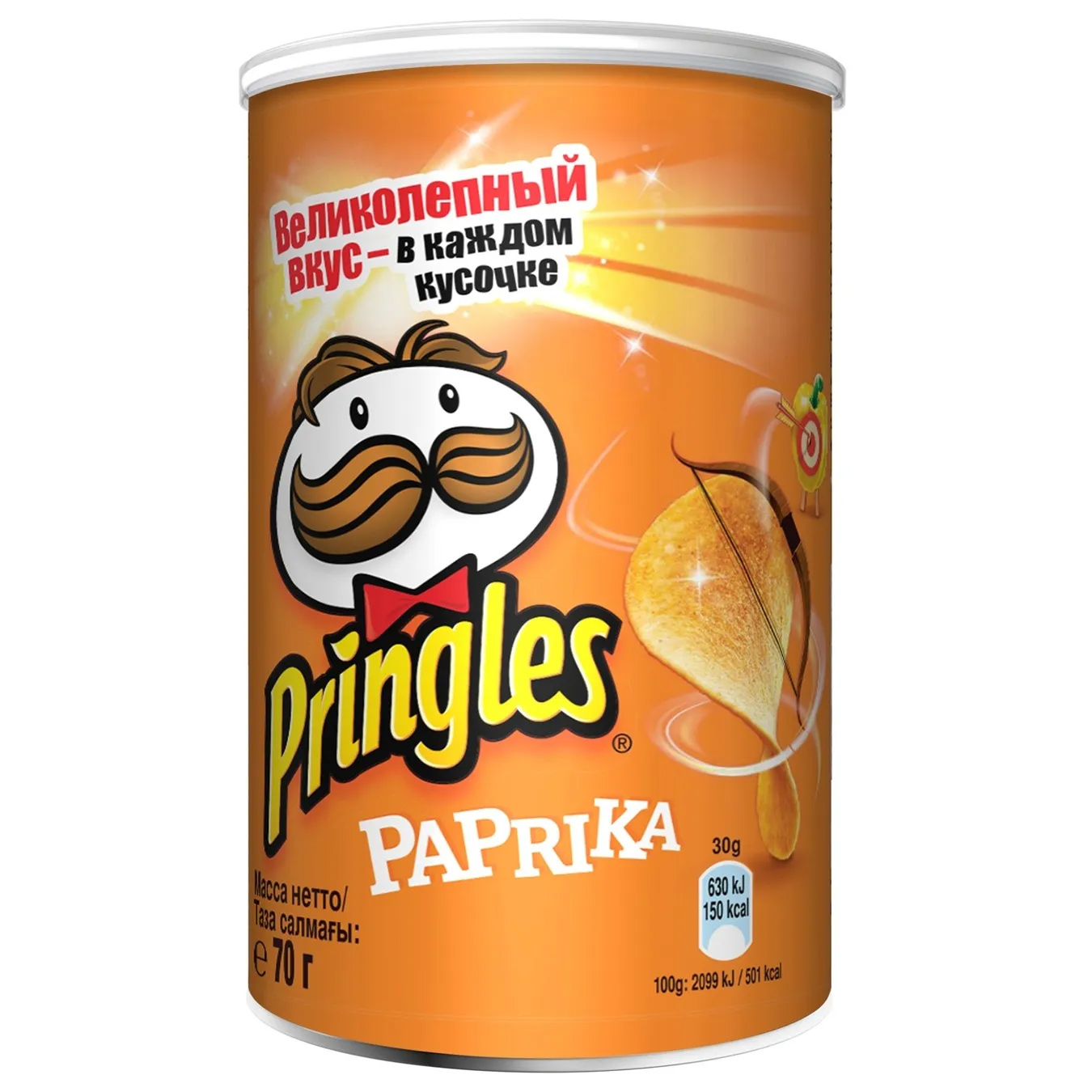 Чіпси Pringles паприка, 70г. Pringles - фото 2
