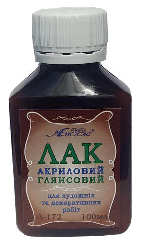 Лак акриловый 100мл. Атлас - фото 1