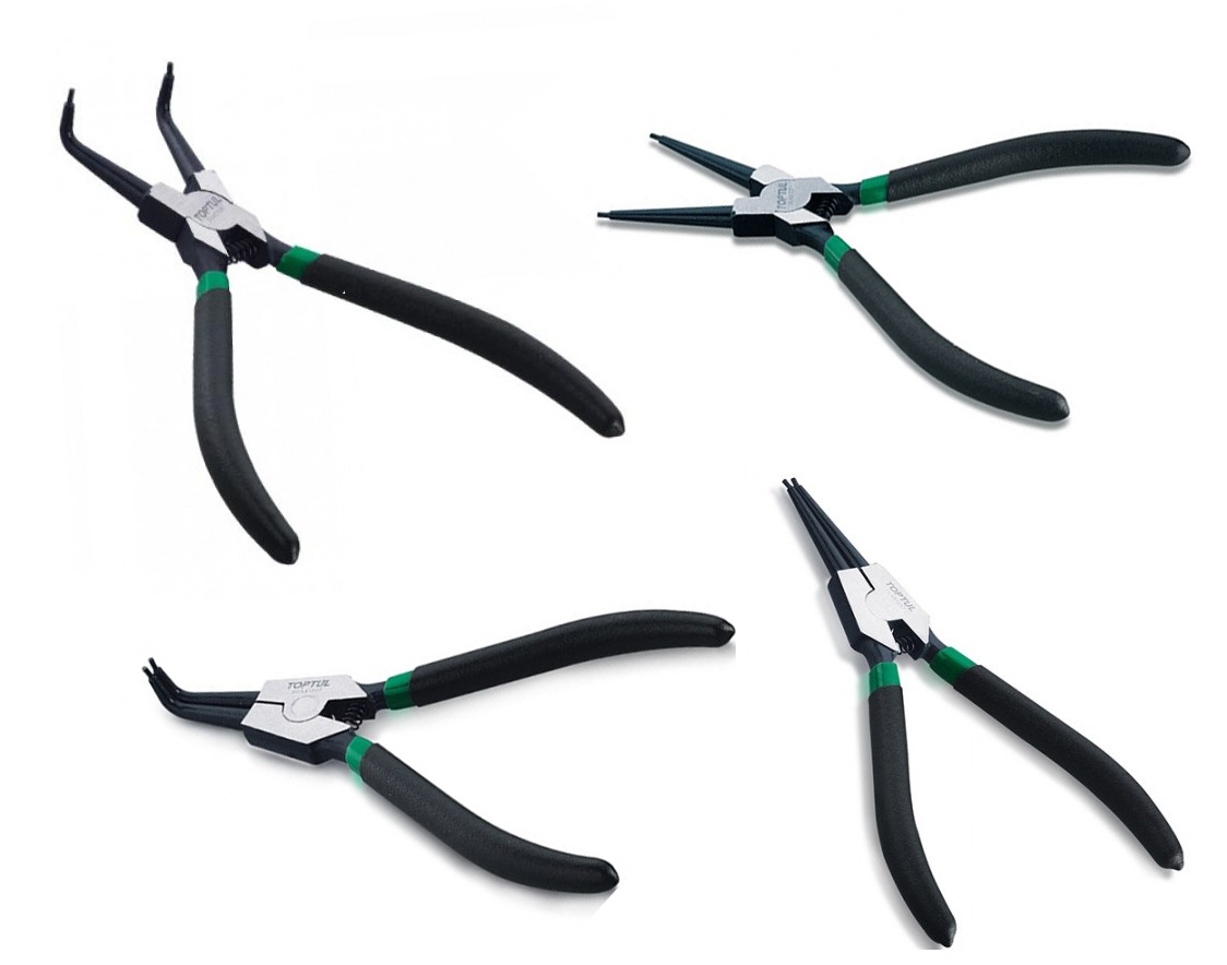 Набор съёмников стопорных колец, 4шт., в чехле TOPTUL - фото 2