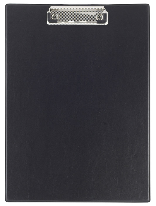 Планшет с верхним прижимом А4, PVC, черн. BuroMax - фото 2