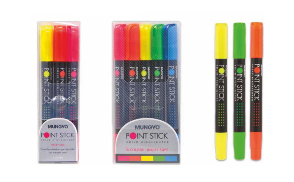 Маркер текстовый Point Stick 1-5мм., оранж. Mungyo - фото 2
