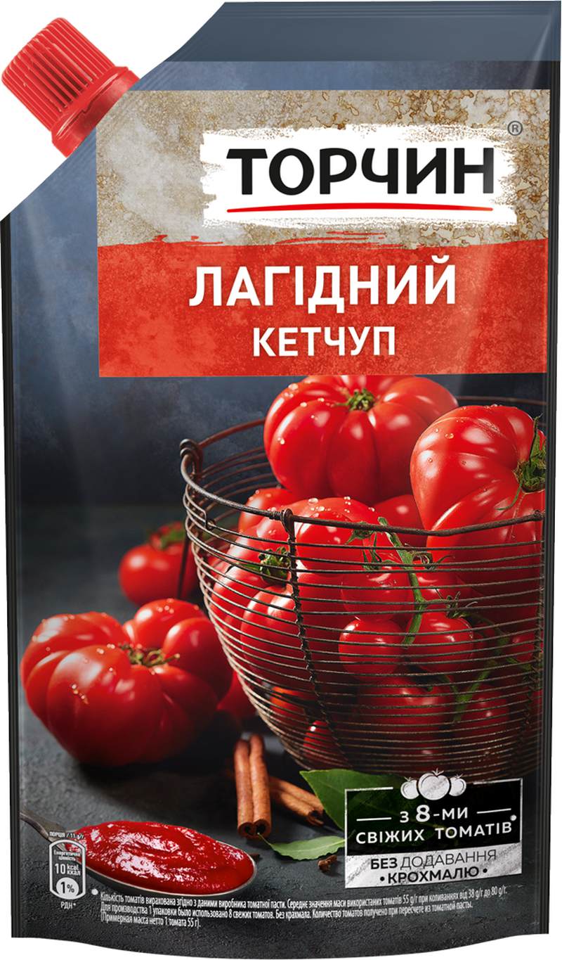 Кетчуп лагідний 270гр. Торчин - фото 1