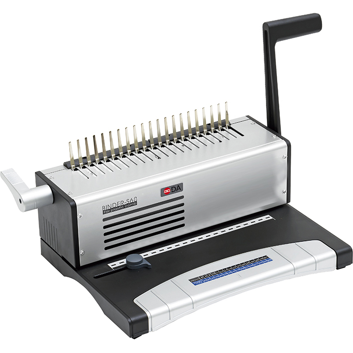 Біндер для пластикових пружин S60, до 450арк., діркопробивач на 15арк. D&Art - фото 3