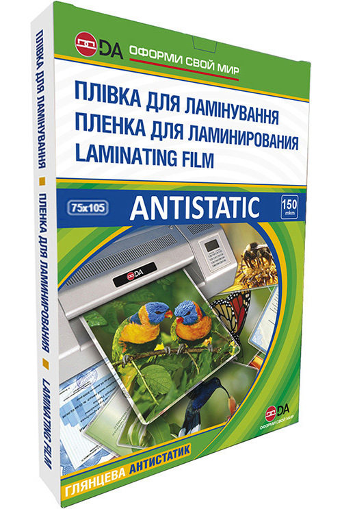 Плівка 75*105мм.,150мкм., глянцева, 100шт./уп. Antistatic D&Art - фото 2