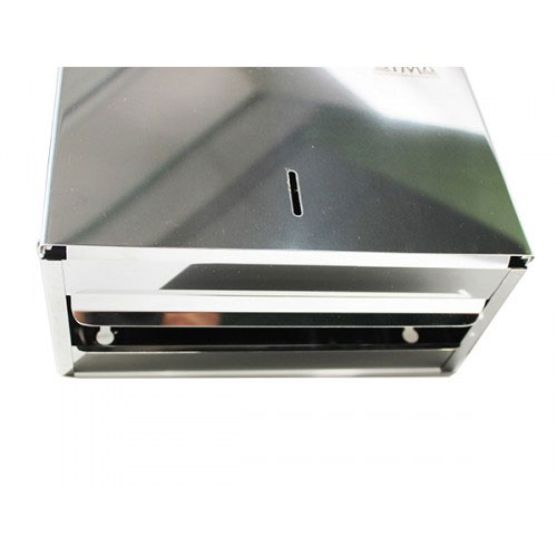 Диспенсер (тримач) рушників D410C S-LINE, Z-складка, нержавіюча сталь, глянсовий АТМА - фото 1