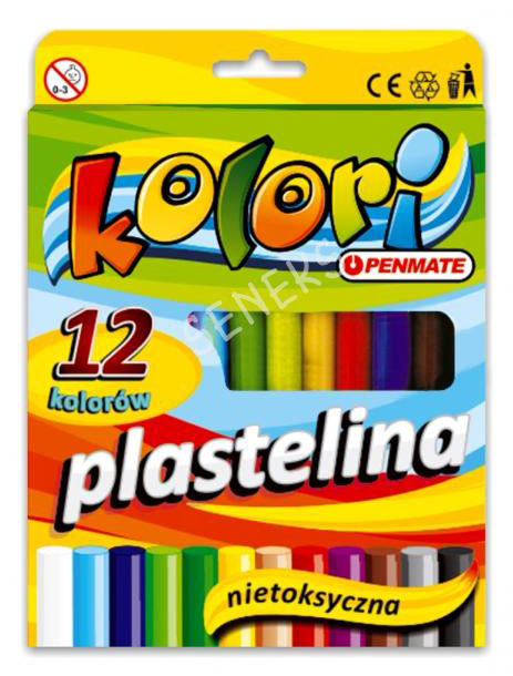 Пластилін 12кол., 180гр. Penmate - фото 1