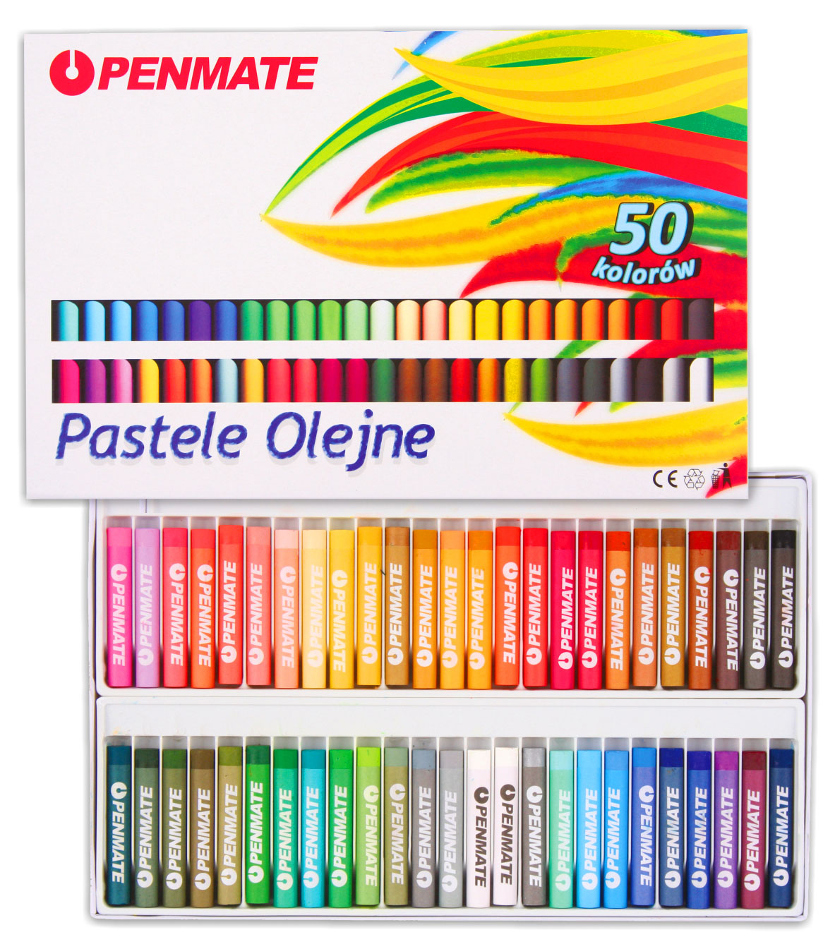 Пастель масляная 50цв. Penmate - фото 1