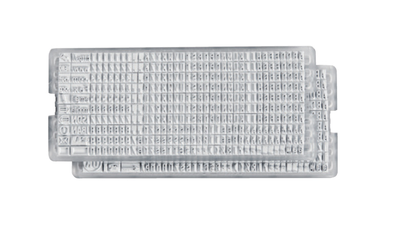 Каса літер 2.5/3.5мм. Typeset, українська Colop - фото 2