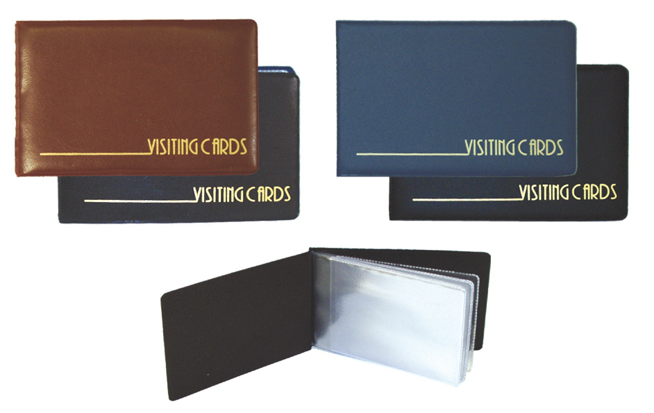 Візитниця кишенькова 24 візитки, вінілова обкладинка, бордо PantaPlast - фото 1