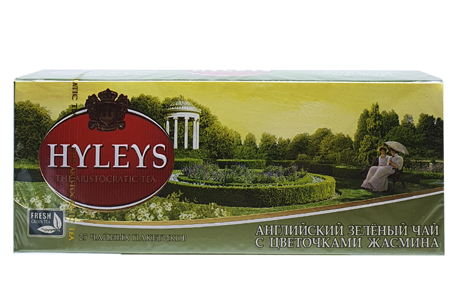 Чай зеленый с цветками  Жасмина, 25пак. по 1,5г. Hyleys - фото 3