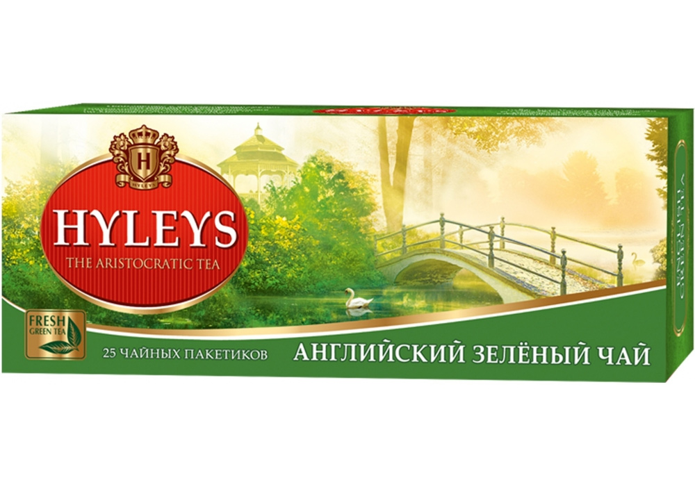Чай зеленый классический Английский, 25пак. по 2г. Hyleys - фото 2