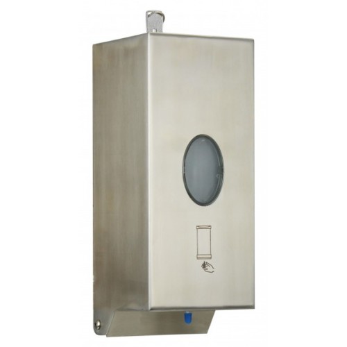 Диспенсер (дозатор) для дезінфікуючого засобу, 800мл., нержавіюча сталь, автоматичний Китай - фото 1