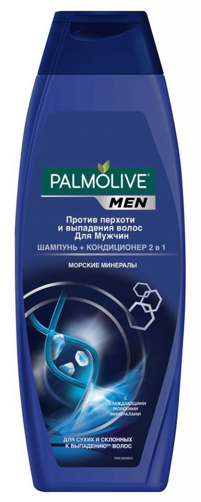Шампунь 380мл. мужской Против перхоти Palmolive - фото 1