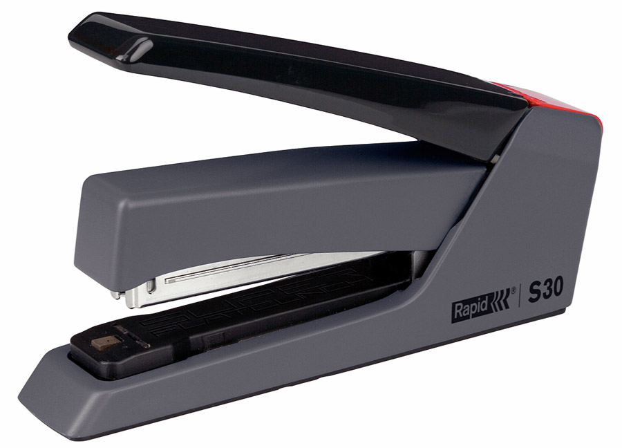 Степлер 24/6, 30л., Supreme S30, черн. Rapid - фото 1