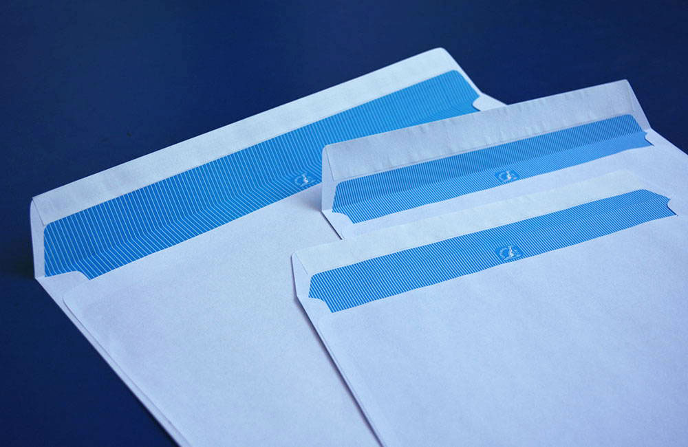 Конверт E65 (110х220) DeLux®, відривна стрічка, фон, 120г/м2 Optimail - фото 2