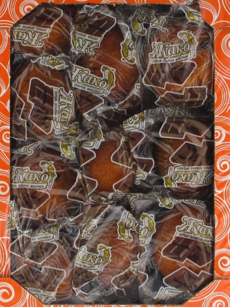 Кекси 2,6кг., в індивідуальній упаковці, з шоколадною начинкою Жако - фото 2