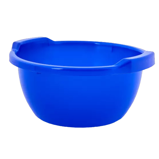 Миска, 15л., кругла, син. Україна - фото 1