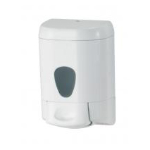 Диспенсер для жидкого мыла наливной, 550мл., пластик, бел. Атма - фото 1