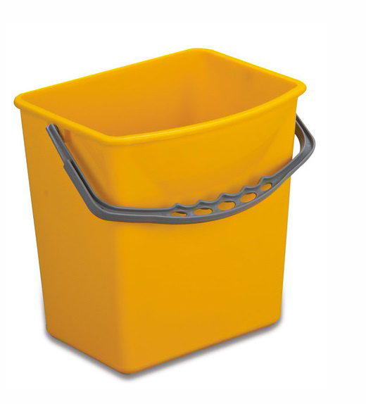 Відро пластикове прямокутне 5л., жовт. Uctem - фото 1