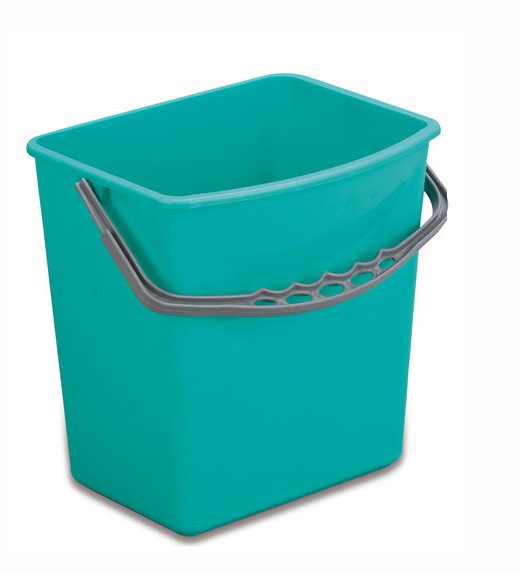 Ведро прямоугольное 5л., пластик, зелен. Uctem - фото 1