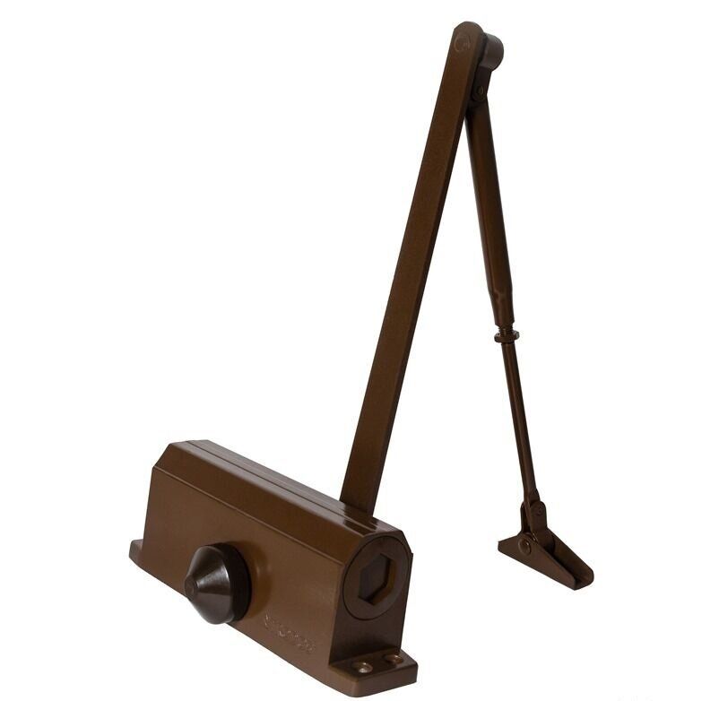 Доводчик для дверей на 80-120кг., TS77, EN4, коричн. DORMA - фото 3