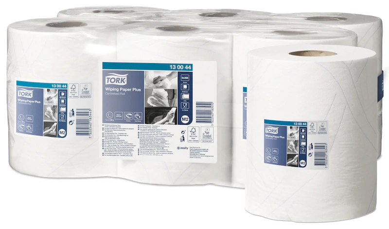 Полотенца рулонные с центральной вытяжкой 2-х сл, 125м., ширинина рул.-23,5см., система-M2, бел. Tork - фото 2