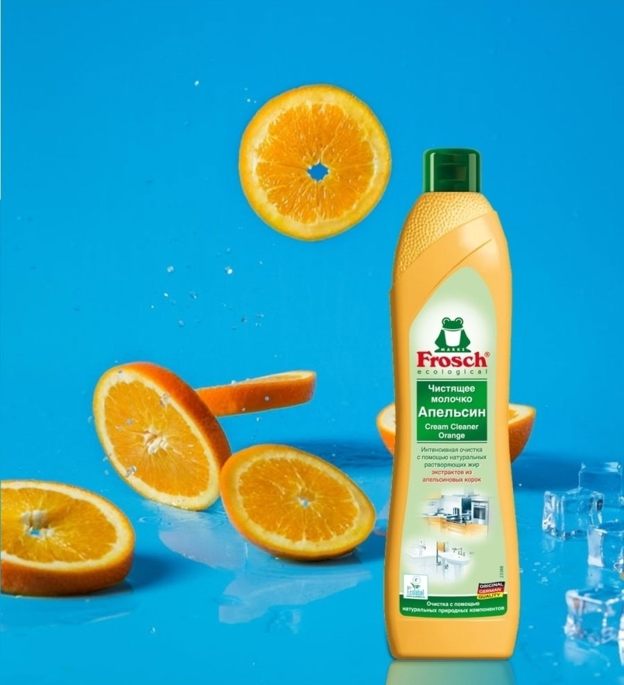 Чистящее молочко, 500мл. Апельсин Frosch - фото 5