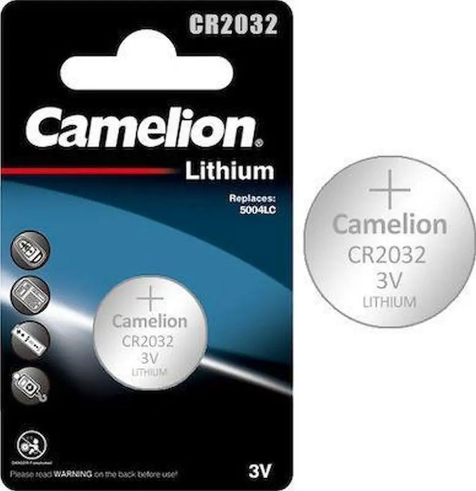 Батарейка CR2032-BP5 Lithium, 3v, 5шт./уп. Camelion - фото 2