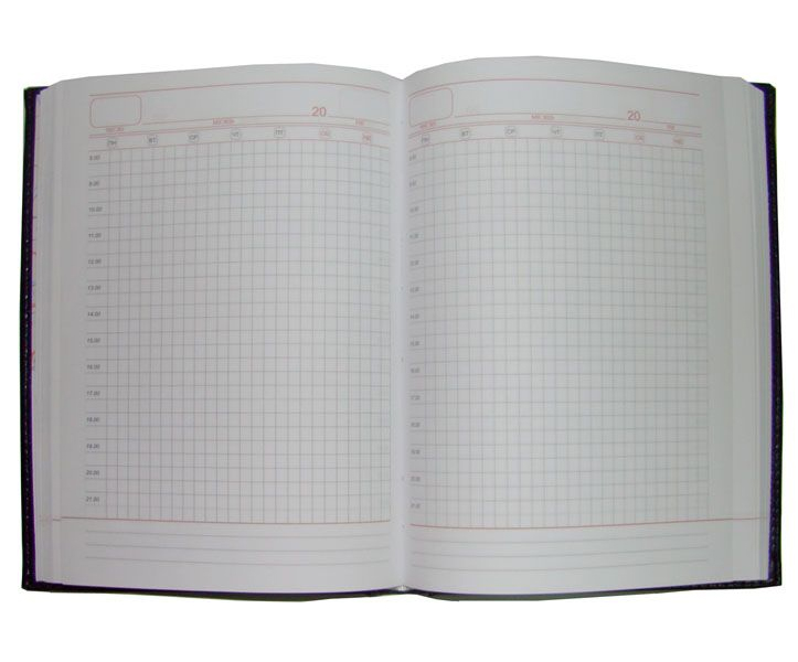 Щоденник недатрований Miradur А5, 176л., клітинка, чорн. Бріск - фото 2