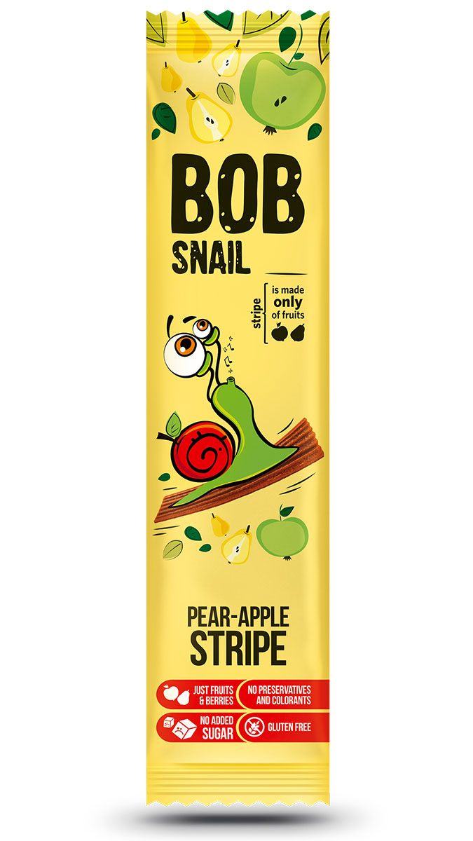 Конфеты-страйпсы натуральные Яблочно-Грушовые 
