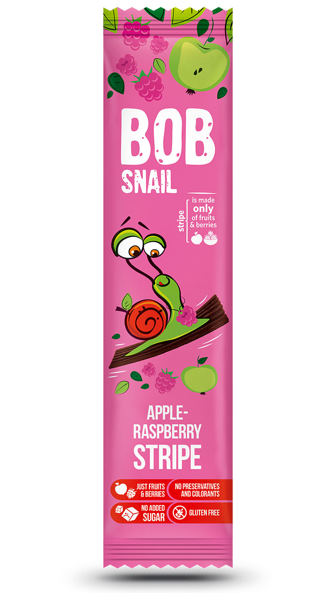 Цукерки-страйпси натуральні Яблучно-Малинові 